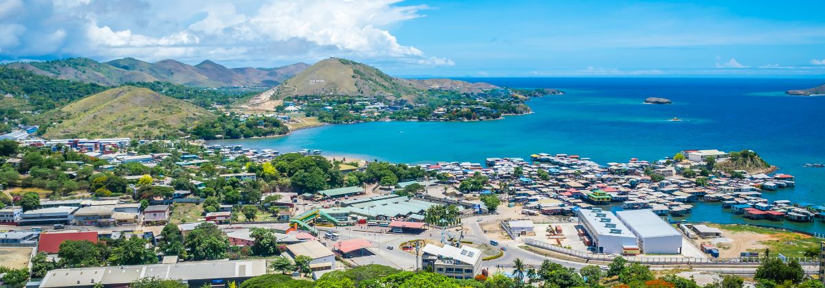 View of Koki in Port Moresby, Papua New Guinea