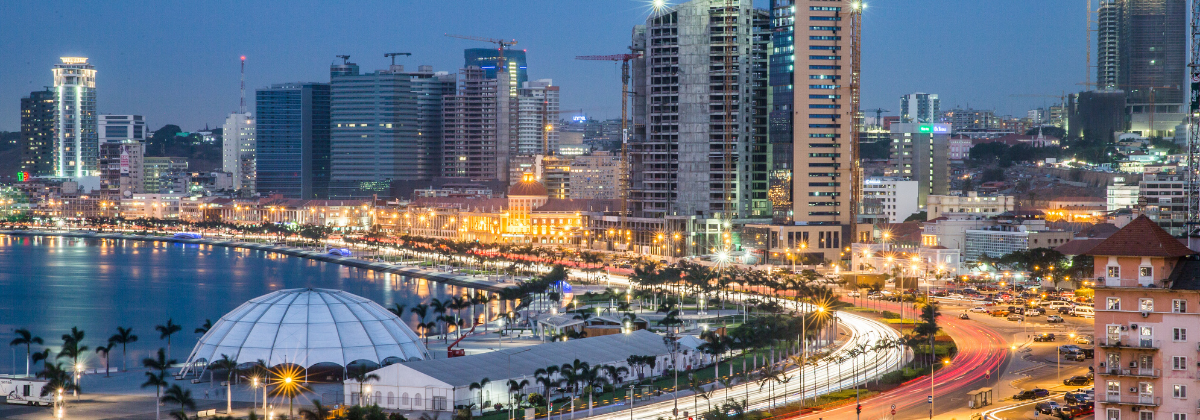 City panorama view of Angola